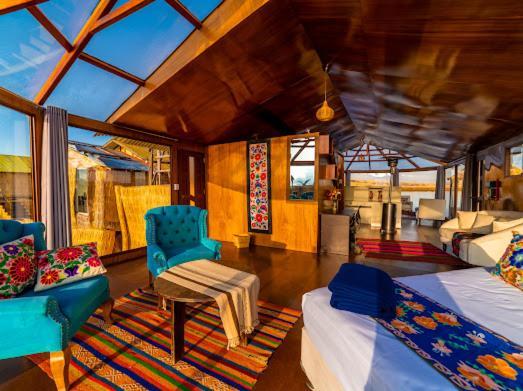 Uros Kay Pacha Lodge Puno Chambre photo