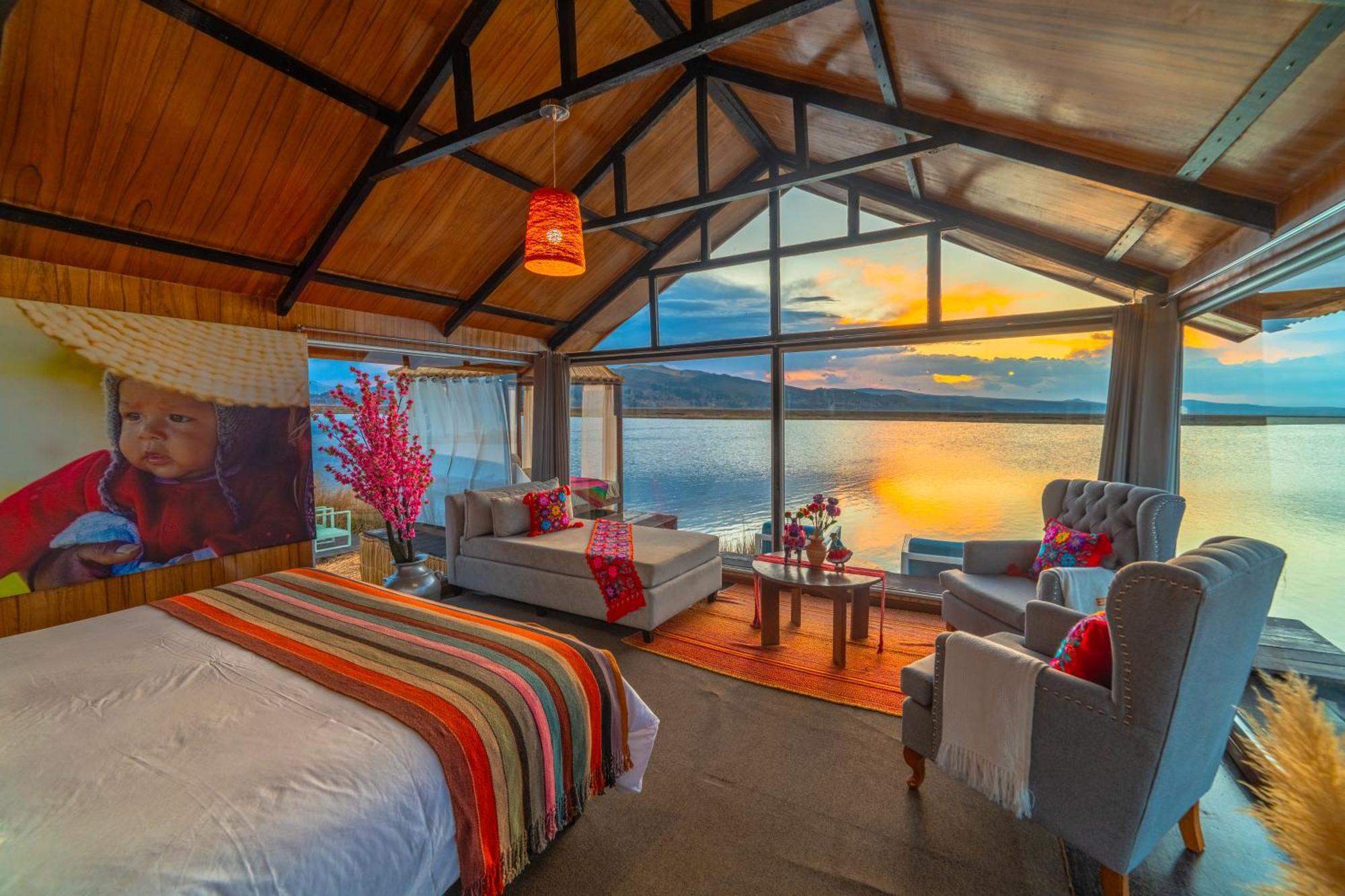 Uros Kay Pacha Lodge Puno Chambre photo