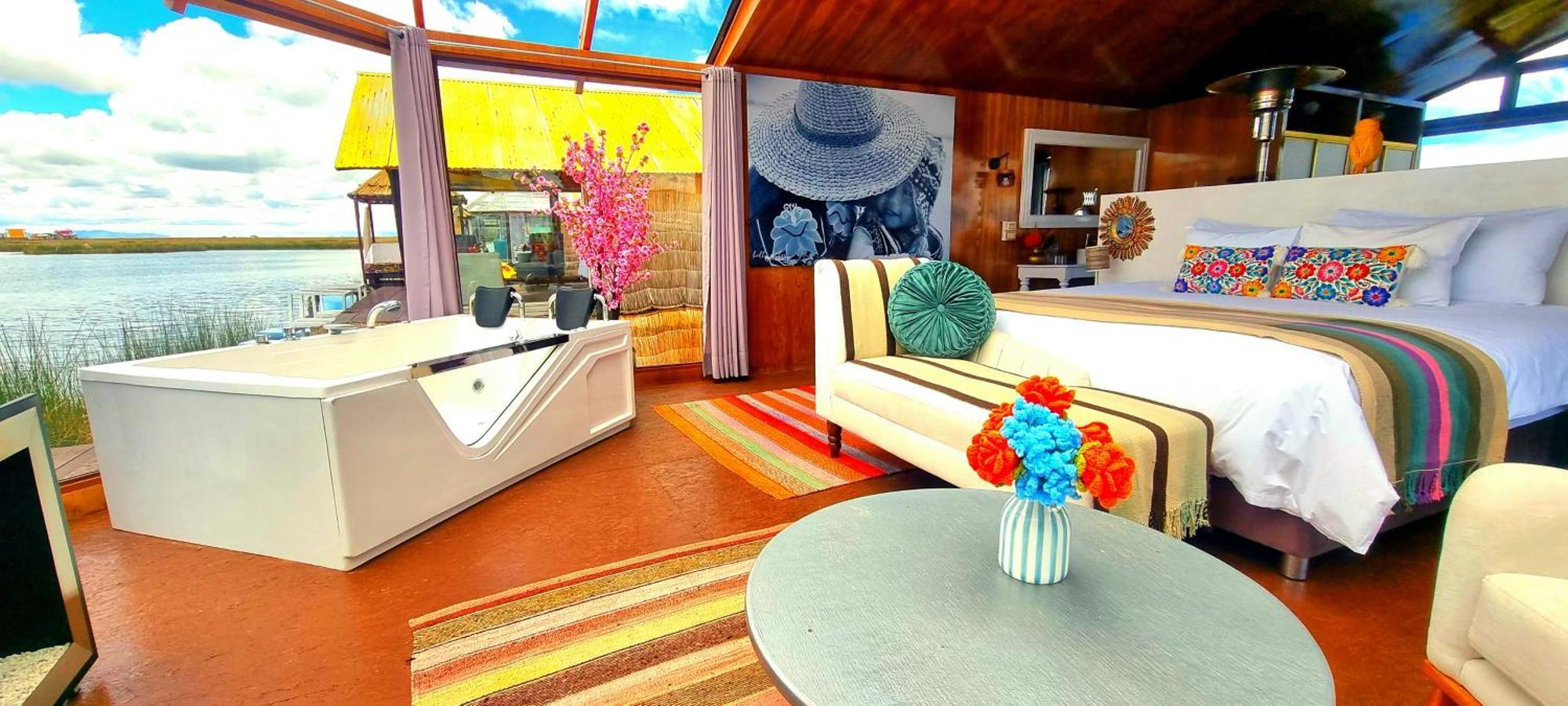 Uros Kay Pacha Lodge Puno Chambre photo