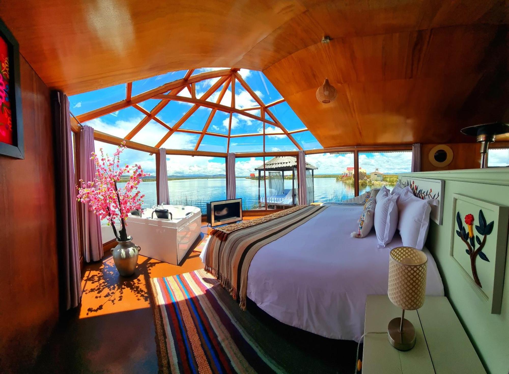 Uros Kay Pacha Lodge Puno Chambre photo