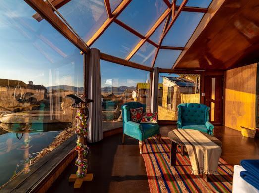 Uros Kay Pacha Lodge Puno Chambre photo