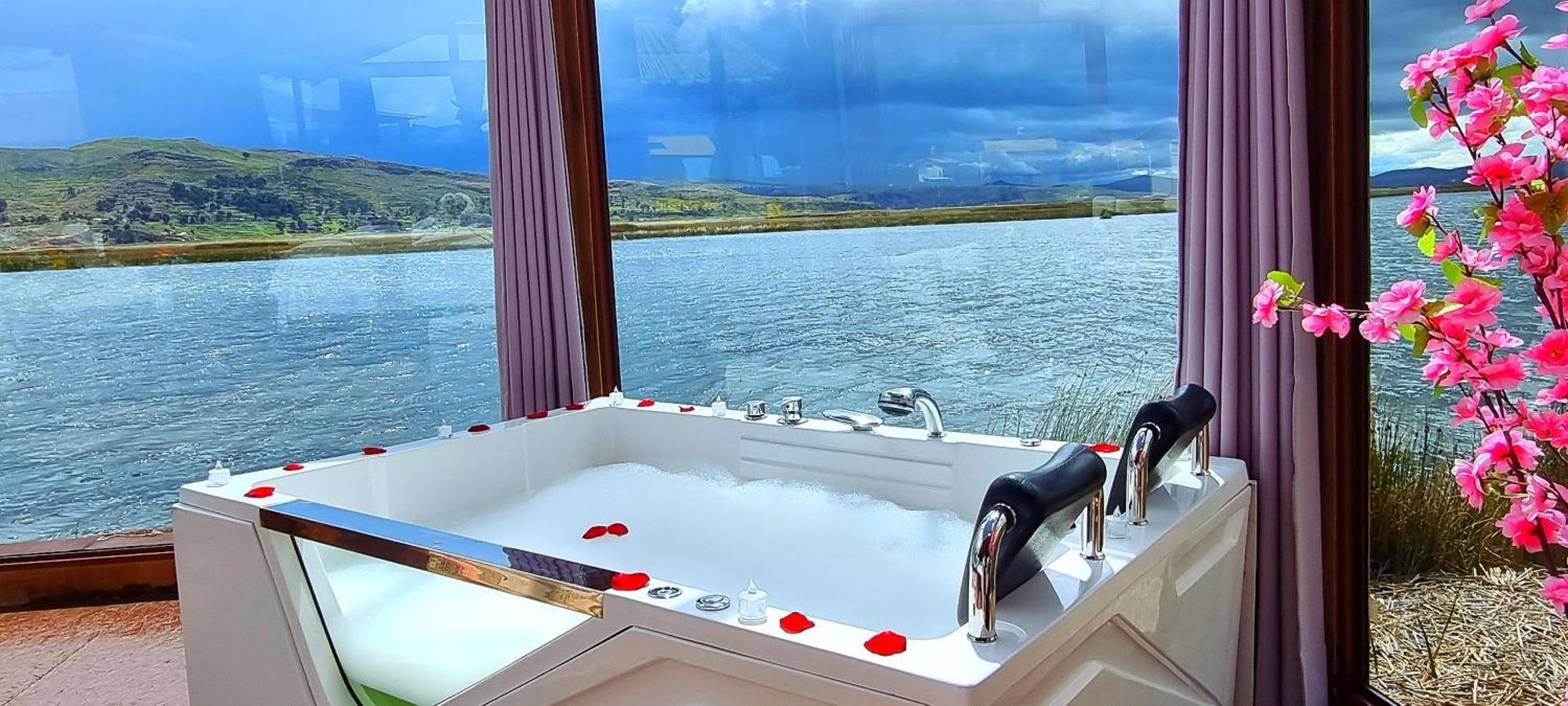 Uros Kay Pacha Lodge Puno Chambre photo