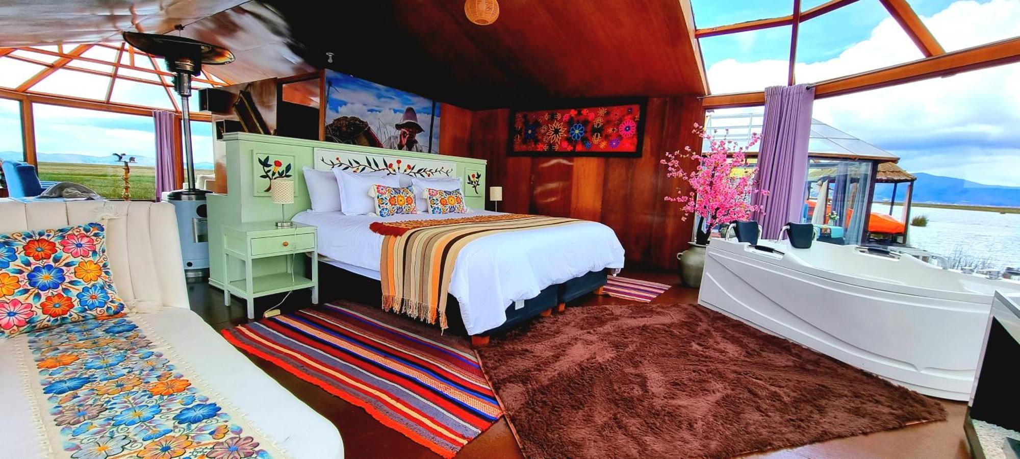 Uros Kay Pacha Lodge Puno Chambre photo