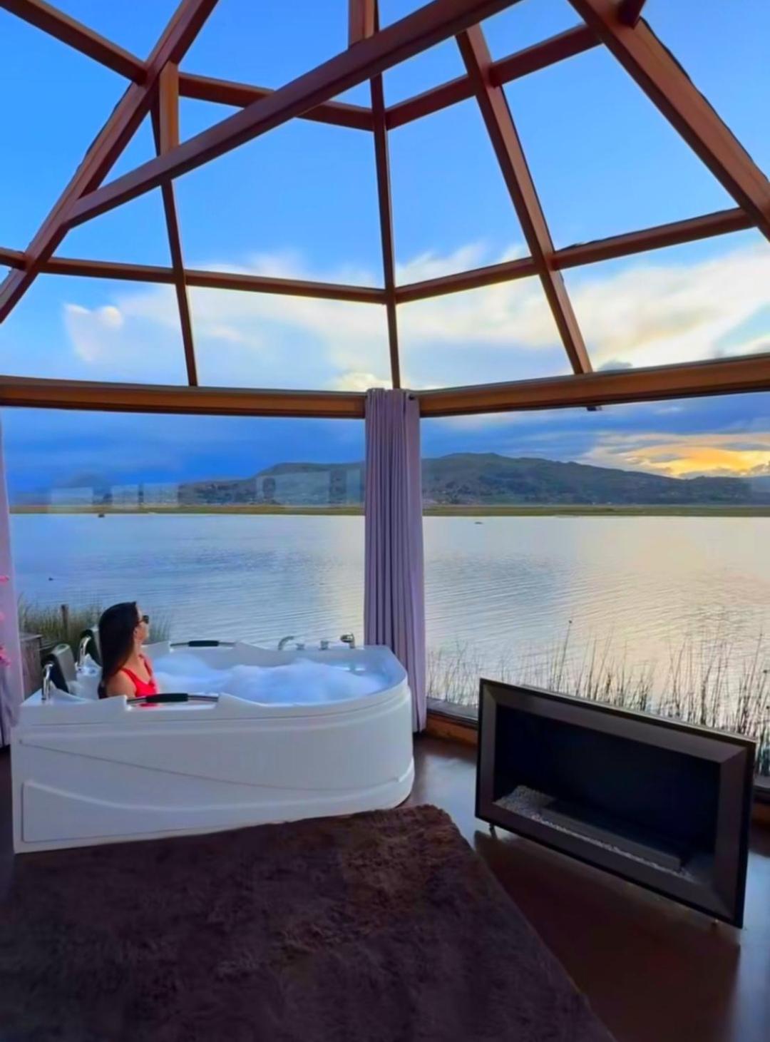 Uros Kay Pacha Lodge Puno Chambre photo