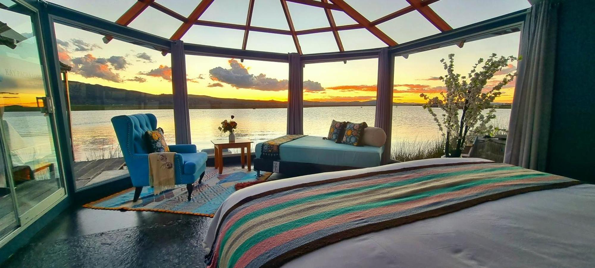 Uros Kay Pacha Lodge Puno Chambre photo
